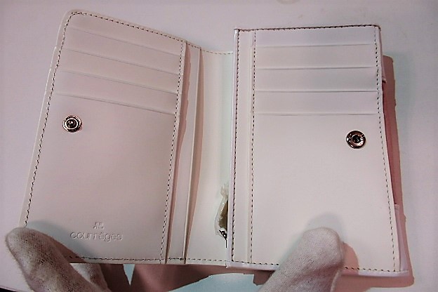 楽天市場】未使用品 クレージュ courreges 財布 二つ折り財布 ピンク