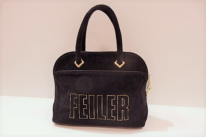 楽天市場】美品 フェイラー FEILER ハンドバッグ ボストンバッグ ロゴ