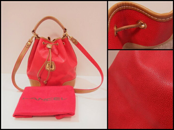 楽天市場】ランセル LANCEL 2way ハンドバッグ ショルダーバッグ 巾着 