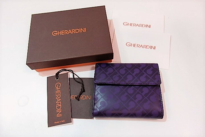 楽天市場】美品 ゲラルディーニ GHERARDINI 財布 Wホック 二つ折り財布 