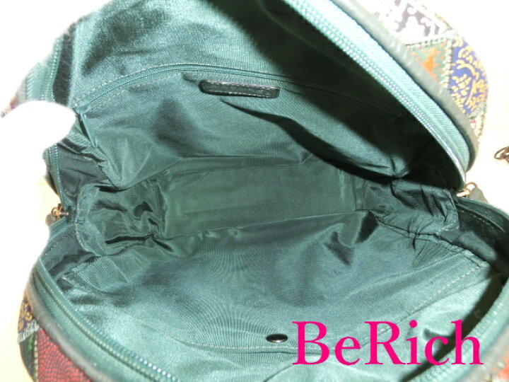 楽天市場】美品 江戸 三紅 印傳 リュック バックパック パッチワーク 
