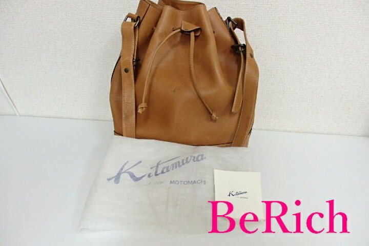 楽天市場】キタムラ Kitamura ショルダーバッグ 巾着型 ブラウン 茶 
