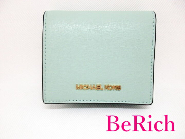 楽天市場】美品 マイケルコース MICHAEL KORS 二つ折り財布 35F9GTVD2L 