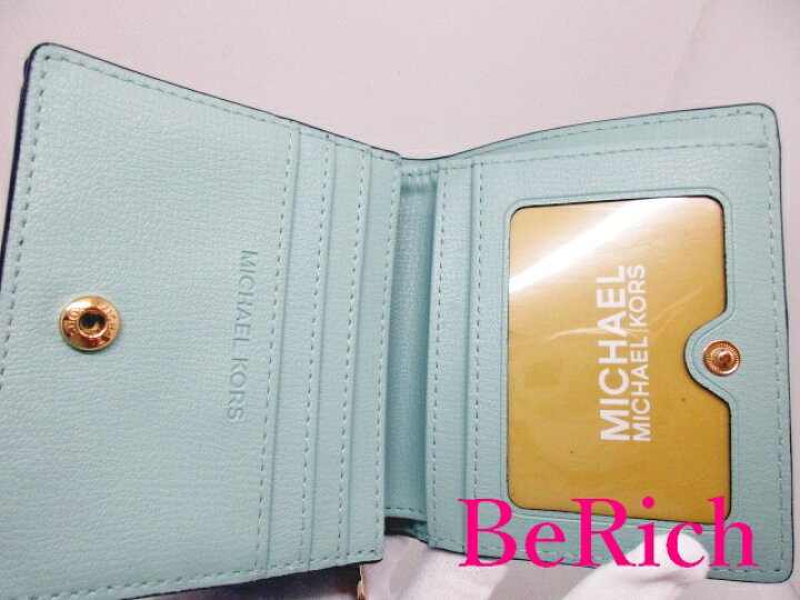 楽天市場】美品 マイケルコース MICHAEL KORS 二つ折り財布 35F9GTVD2L 