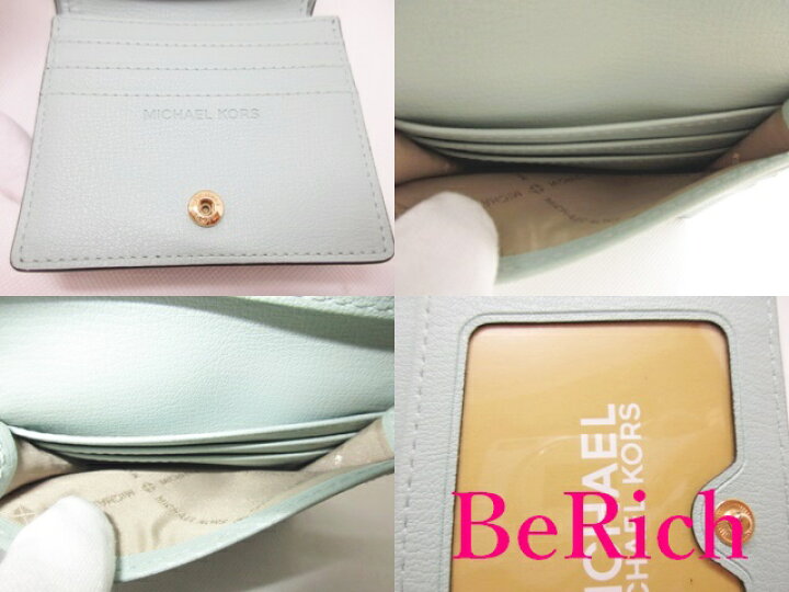 楽天市場】美品 マイケルコース MICHAEL KORS 二つ折り財布 35F9GTVD2L 