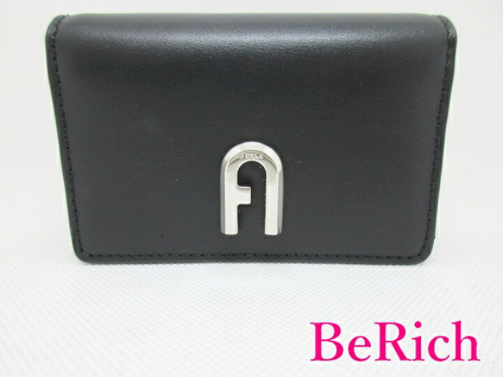 楽天市場】フルラ FURLA カード ケース 黒 ブラック レザー カード入れ  