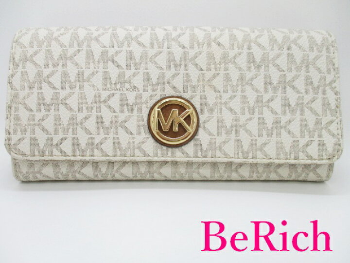 楽天市場】マイケルコース MICHAEL KORS 長財布 35FBGFTE1B 白  