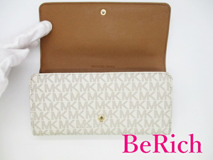 楽天市場】マイケルコース MICHAEL KORS 長財布 35FBGFTE1B 白 