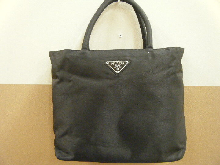 楽天市場】美品 プラダ PRADA トートバック B5888 ナイロン ブラック 