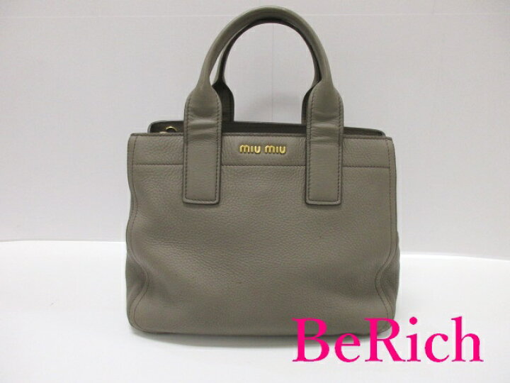 楽天市場】ミュウミュウ miumiu 2way ハンドバッグ ショルダーバッグ 