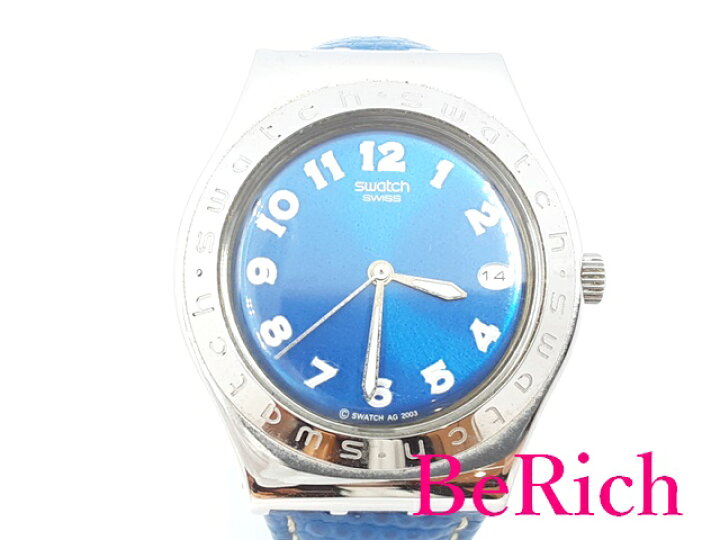 楽天市場】スウォッチ Swatch アイロニー 腕時計 デイト ブルー 青 