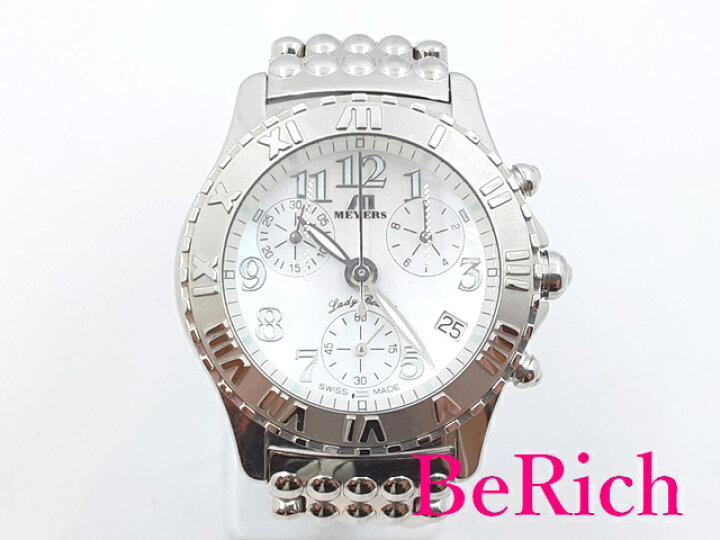 楽天市場】メイヤーズ MEYERS クロノグラフ レディース 腕時計 デイト  