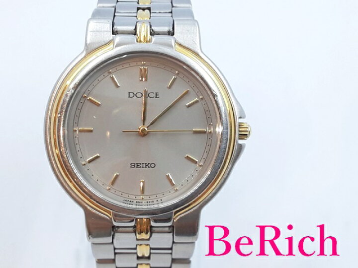 楽天市場】セイコー SEIKO ドルチェ メンズ 腕時計 8N41-6150 グレー  