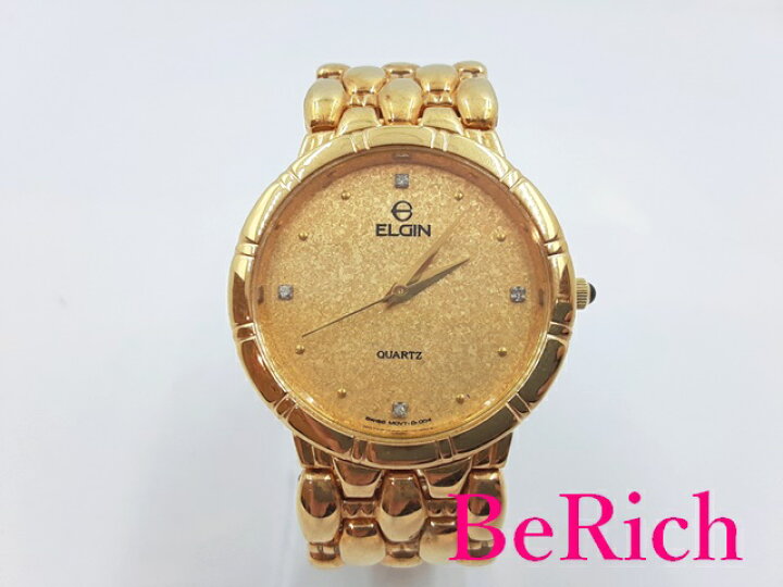 楽天市場】エルジン ELGIN メンズ 腕時計 FK294 ラウンド ゴールド 