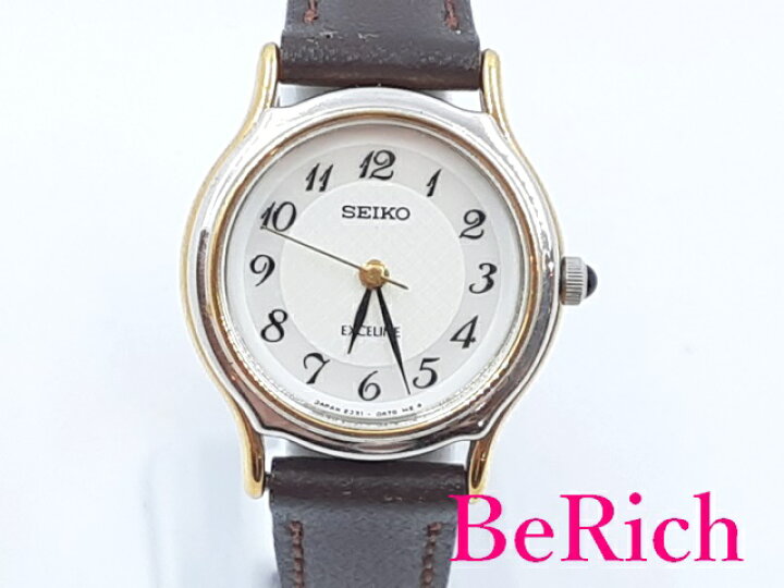 楽天市場】セイコー SEIKO エクセリーヌ レディース 腕時計 2J31-0A50 