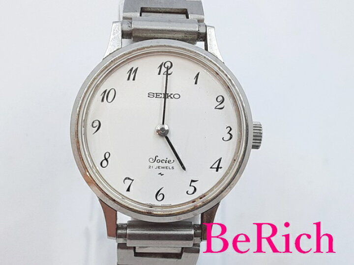 楽天市場】セイコー SEIKO ソシエ 手巻き レディース 腕時計 11-0870 