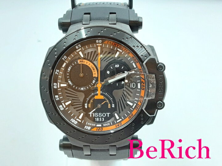 楽天市場】美品 ティソ TISSOT Tレース 2018 クロノグラフ メンズ 
