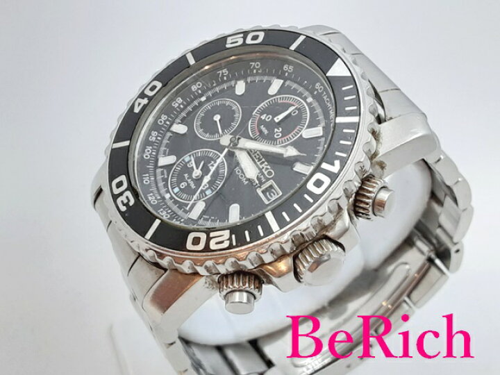 楽天市場】セイコー SEIKO クロノグラフ メンズ 腕時計 デイト 7T62  