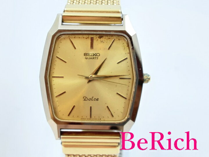楽天市場】セイコー SEIKO ドルチェ メンズ 腕時計 6030-5480 ゴールド 