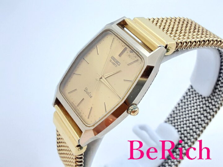 楽天市場】セイコー SEIKO ドルチェ メンズ 腕時計 6030-5480 ゴールド 
