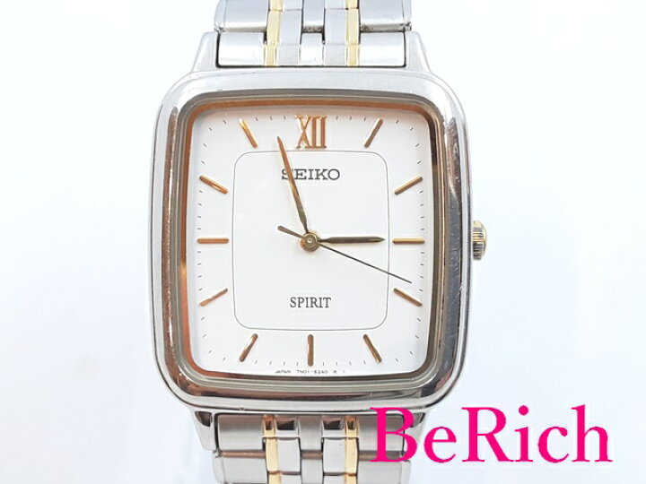 楽天市場】セイコー SEIKO スピリット メンズ 腕時計 7N01-5210 白 