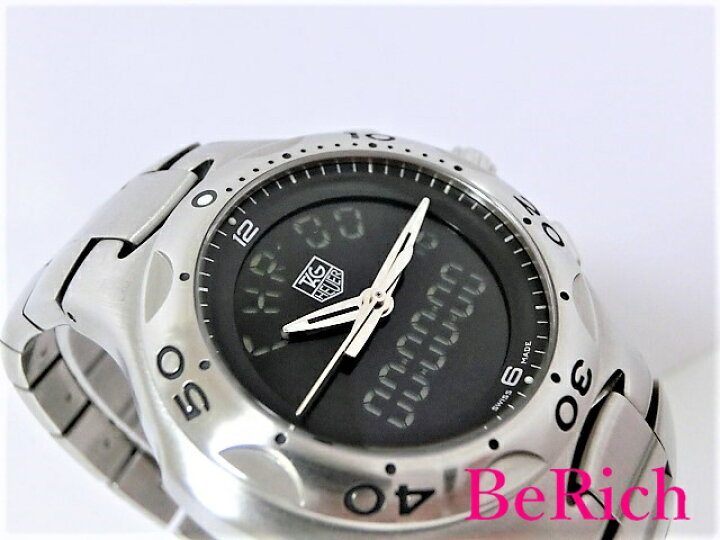 楽天市場】美品 タグホイヤー キリウム CL111A デジタル アナログ  