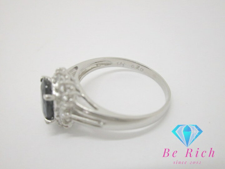楽天市場】ジュエリーマキ Pt850 プラチナ サファイア 1.11ct  