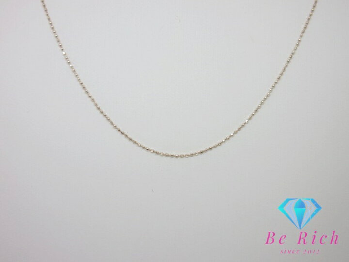 楽天市場】アガット agate K10 PG カット ボール チェーン ネックレス 