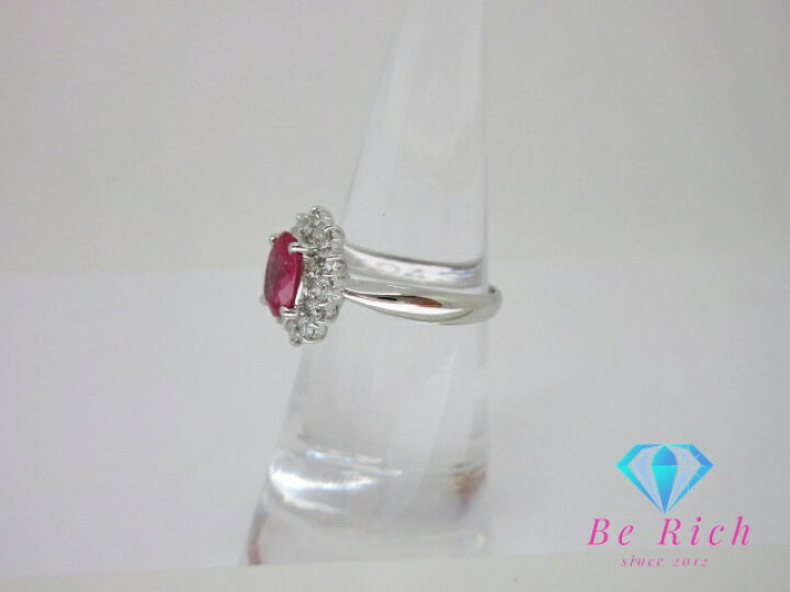 楽天市場】ジュエリー マキ Pt850 プラチナ ピンク サファイア 0.87ct  