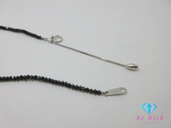 楽天市場】K18 WG ブラック ダイヤモンド 20.01ct ネックレス 