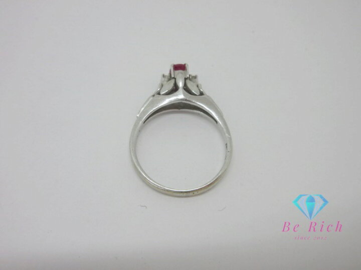 楽天市場】K14 WG ルビー 0.30ct ダイヤモンド 0.03ct 付 デザイン 