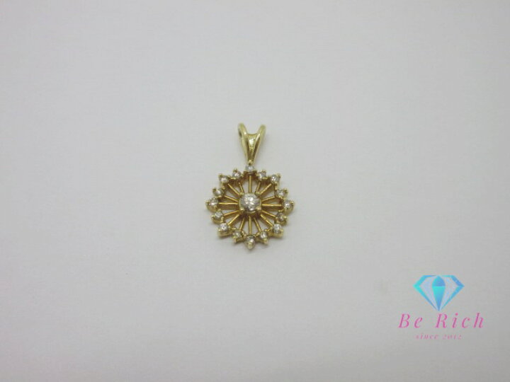 楽天市場】ジュエリー マキ K18 YG ダイヤモンド 0.11ct 0.06ct 付 