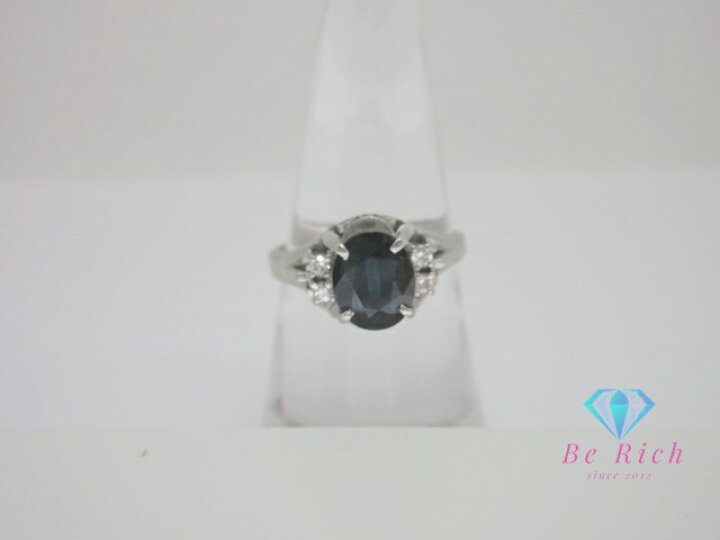 楽天市場】Pt900 プラチナ サファイア 1.54ct ダイヤモンド 0.07ct 付  