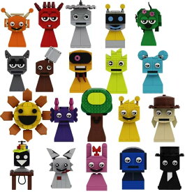 スプランキー レゴ ブロック 互換 知育 玩具 歌うモンスター フィギュア ゲーム 積み木 20体セット