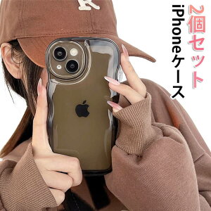max 2�Z�b�g�I�N���A�P�[�X ���˂��� �Ȃ݂Ȃ� ���� iphone16 �N���A iphone17 iphone12pro iphone14 iphone15 plus iphone13 �X�}�z�P�[�X iPhone�P�[�X �� �؍� �V���R�� �ϏՌ� ���킢�� 2�Z�b�g�I�N���A�P