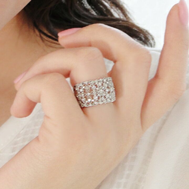 楽天市場】Pt900【0.55ct】ダイヤモンド 透かし リングジュエリー  