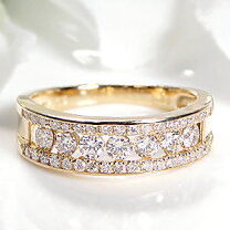 楽天市場】18金 リング（カラット数0.8 ～ 0.89ct）（ジュエリー 