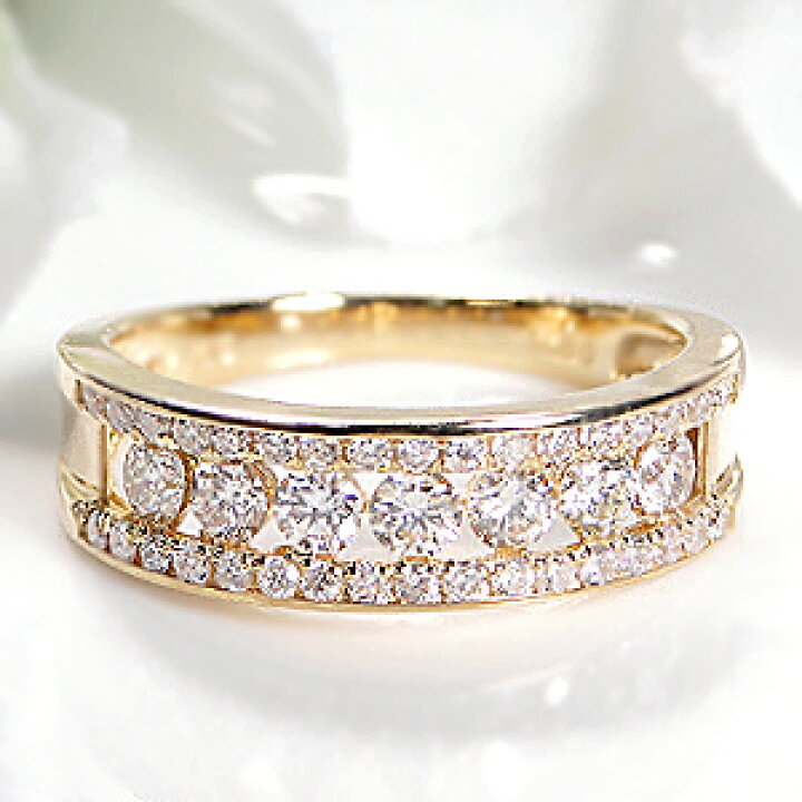 楽天市場】K18/Pt900【0.80ct】ダイヤモンド エタニティ リング人気  