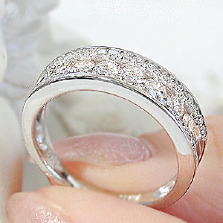 楽天市場】K18/Pt900【0.80ct】ダイヤモンド エタニティ リング人気 