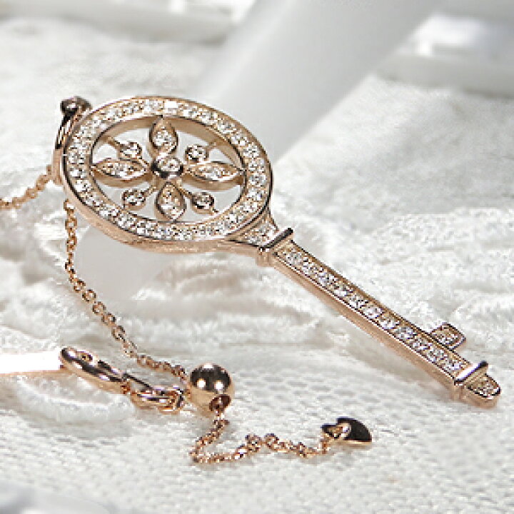 楽天市場】K18WG/YG/PG【0.45ct】キーモチーフ ダイヤモンド  