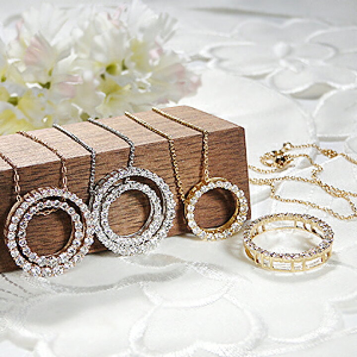 楽天市場】K18WG/YG/PG【1.00ct】3WAY サークル ダイヤモンド  