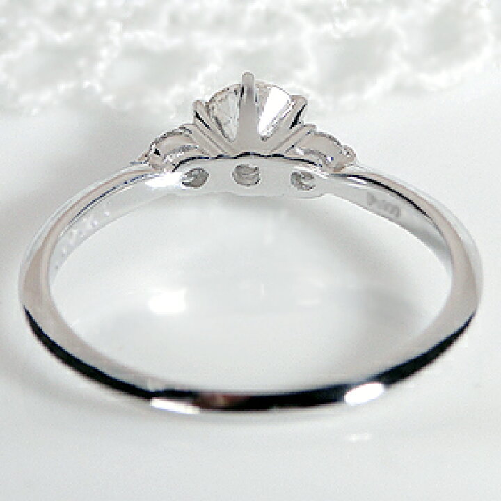 楽天市場】pt900【0.37ct】ダイヤモンドリング【送料無料】ジュエリー  