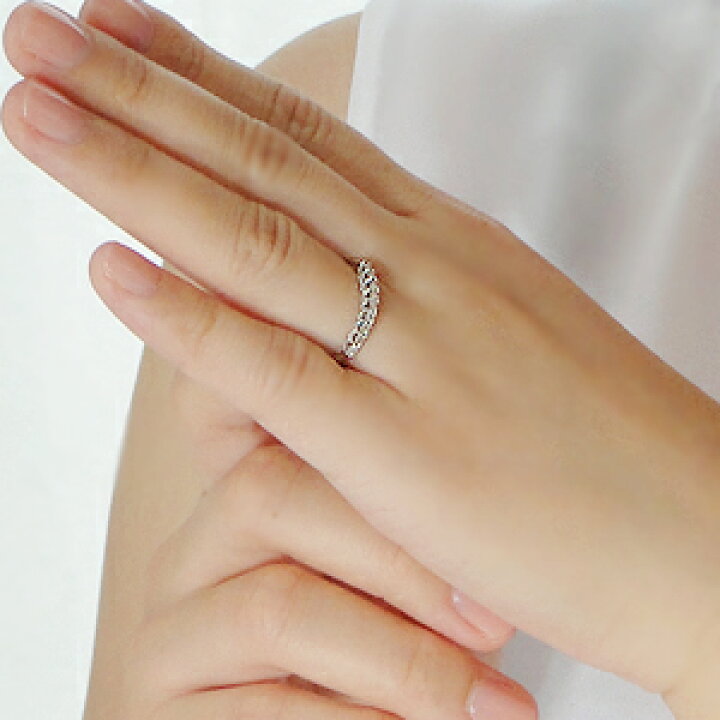 楽天市場】Pt900 0.28ct ダイヤモンド エタニティリング側面 ハーフ 