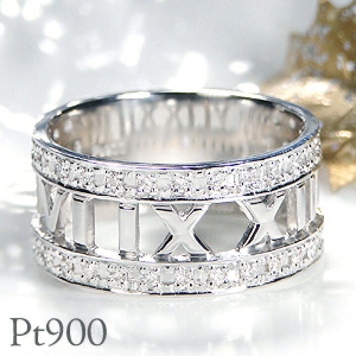 楽天市場】Pt900【0.32ct】ダイヤモンド リング人気 指輪 ダイヤモンド  