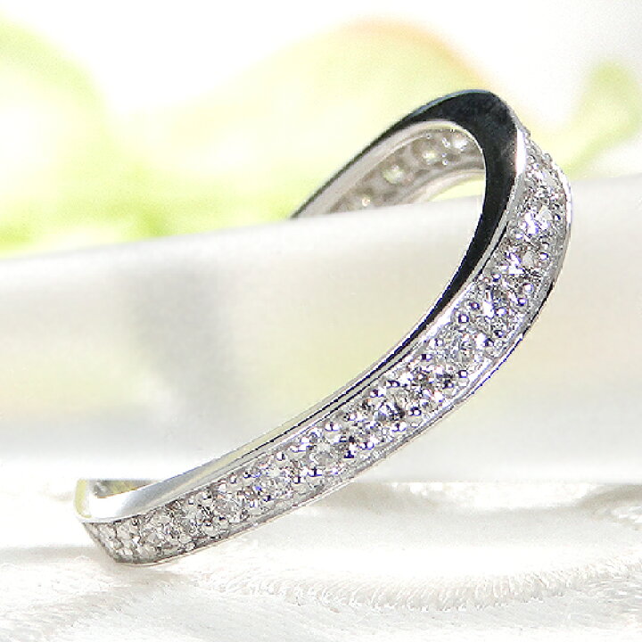 楽天市場】Pt950【0.5ct】 ダイヤモンド エタニティ ウェーブ デザイン 