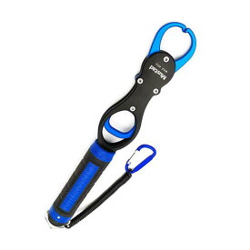 フィッシュグリップ フィッシュキャッチャー 魚掴み器 魚ばさみ 釣り具 フィッシングスケール はかり付き ステンレス製 軽量 自鎖式 落下防止 ロック機能 釣り用品 アウトドア用品 キャンプ 便利グッズ ガンメタ