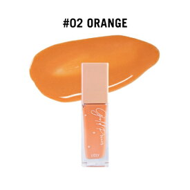 LIZLY ゴールドプライマー [02 オレンジ] メイク 下地 もっちり 保湿 パール なめらか 肌◆