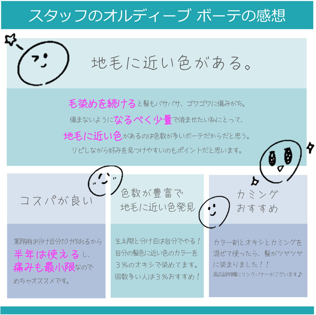 ミルボン オルディーブ ボーテ 1本 + オキシ 100ml セット 白髪染め 4/22更新♪ - メイン画像 17
