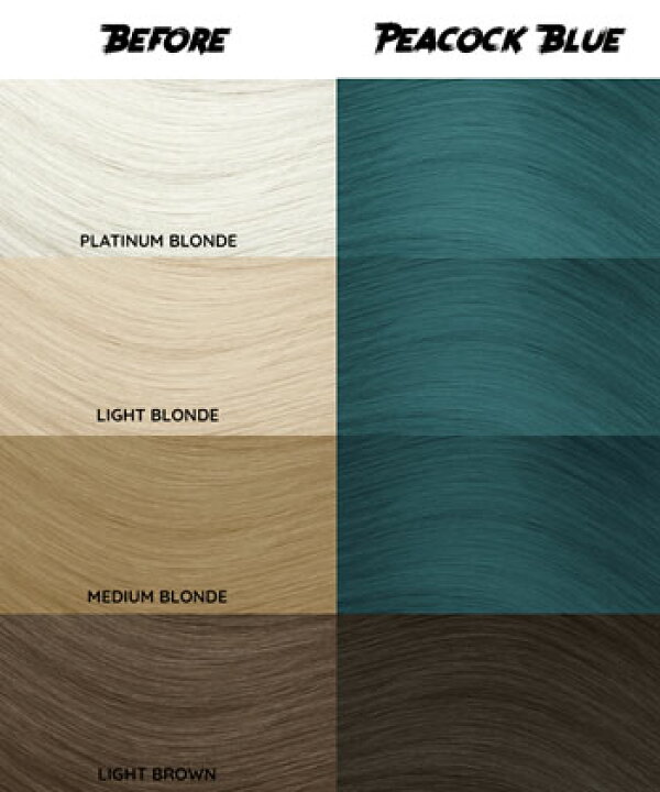 楽天市場 クレイジーカラー 100ml ピーコックブルー 通販 2 14更新 ベリーズコスメ