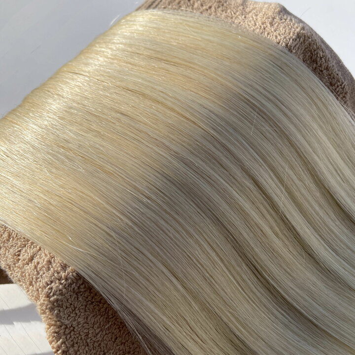 楽天市場 シールエクステ 人毛 ロング アッシュ ブロンド P 613 金髪 ヘアエクステ 長さ52cm 枚セット 楽天 市場 通販 3 13更新 ベリーズコスメ